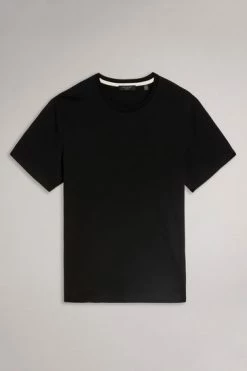 Ted Baker Hawking Black Plain T-Shirt -tedbaker Shop Online unnamed file 2095