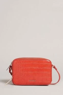 Ted Baker Stina Cinnamon Brown Double Zip Mini Camera Bag -tedbaker Shop Online unnamed file 21