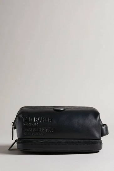 Ted Baker Jimmee Black Leather Frame Pouch 7 Ted Baker Jimmee Black Leather Frame Pouch - Image 5