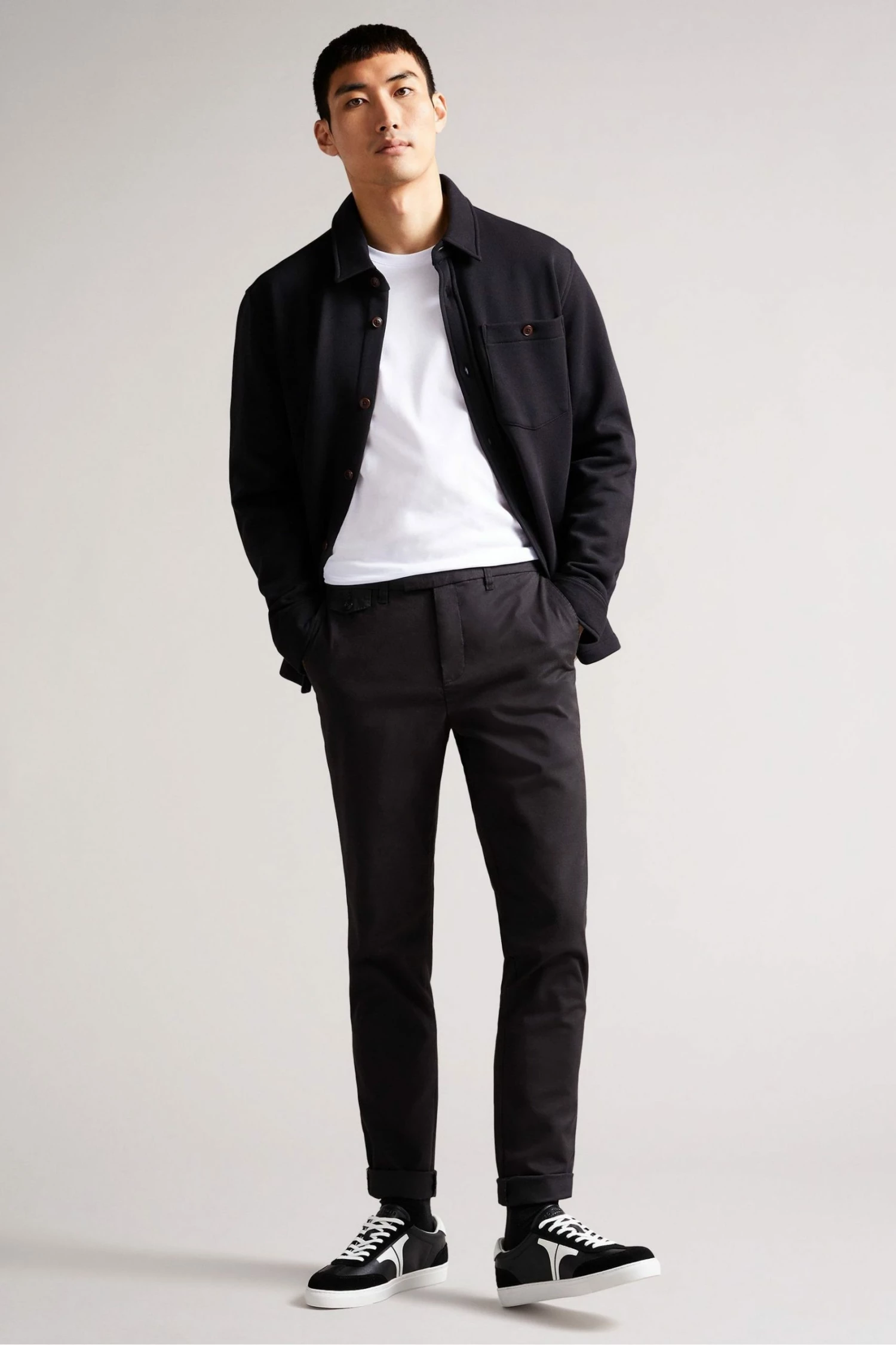 Ted Baker Hawking White Short Sleeve Plain T-Shirt 5 Ted Baker Hawking White Short Sleeve Plain T-Shirt - Image 3