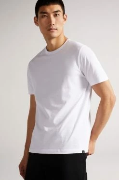 Ted Baker Hawking White Short Sleeve Plain T-Shirt 13 Ted Baker Hawking White Short Sleeve Plain T-Shirt -tedbaker Shop Online unnamed file 2177