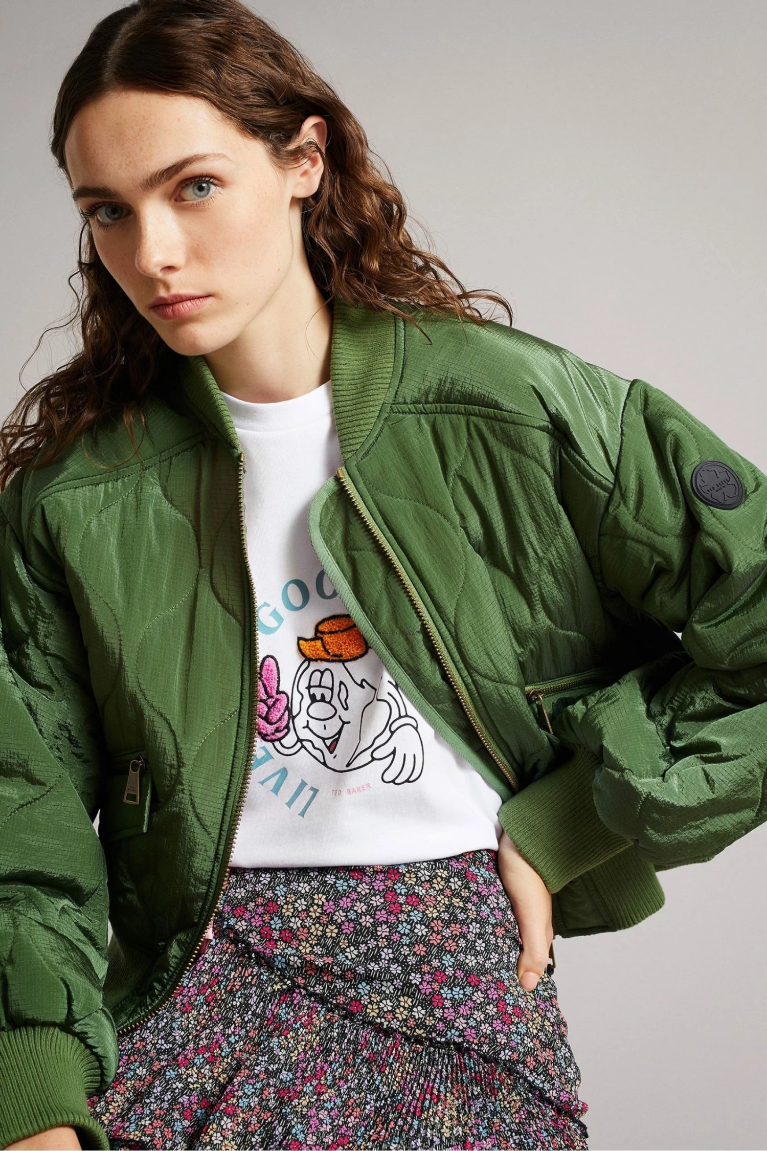 Ted Baker White Dainno Good Life Graphic T-Shirt 6 Ted Baker White Dainno Good Life Graphic T-Shirt - Image 4