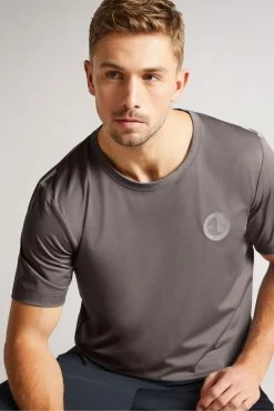 Ted Baker Roding Grey Marl Short Sleeve Active Quick Dry T-Shirt -tedbaker Shop Online unnamed file 2220