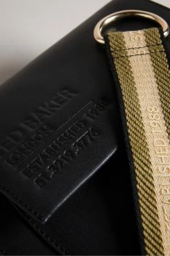 Ted Baker Black Darcell Branded Webbing Satchel Cross Body Bag -tedbaker Shop Online unnamed file 223