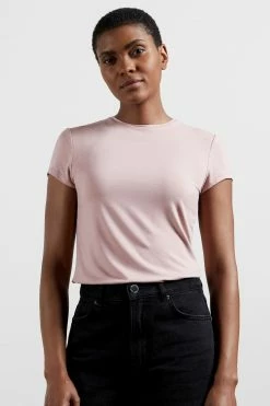 Ted Baker Pink Calmin Fitted T-Shirt