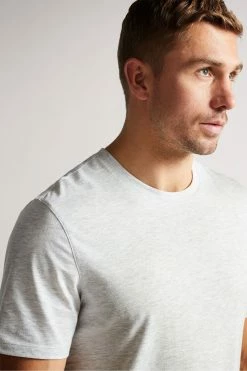 Ted Baker Hawking Grey Marl Short Sleeve Plain T-Shirt 10 Ted Baker Hawking Grey Marl Short Sleeve Plain T-Shirt -tedbaker Shop Online unnamed file 2269