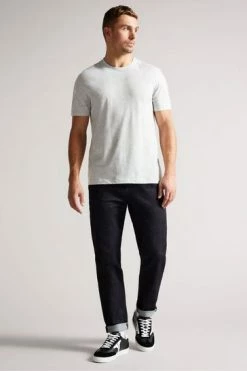 Ted Baker Hawking Grey Marl Short Sleeve Plain T-Shirt 13 Ted Baker Hawking Grey Marl Short Sleeve Plain T-Shirt -tedbaker Shop Online unnamed file 2272