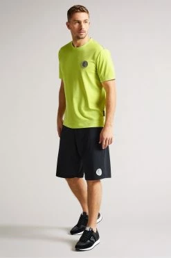 Ted Baker Roding Lime Green Short Sleeve Active Quick Dry T-Shirt -tedbaker Shop Online unnamed file 2329