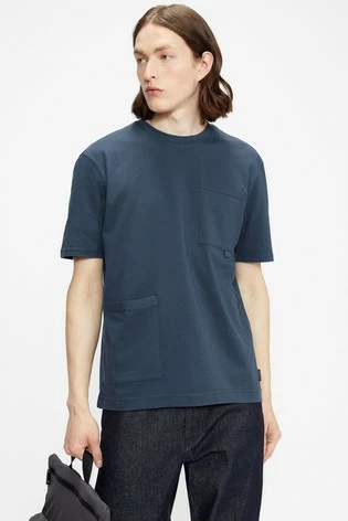 Ted Baker Grey Famtime Short Sleeve Multi Pocket T-Shirt 8 Ted Baker Grey Famtime Short Sleeve Multi Pocket T-Shirt - Image 6