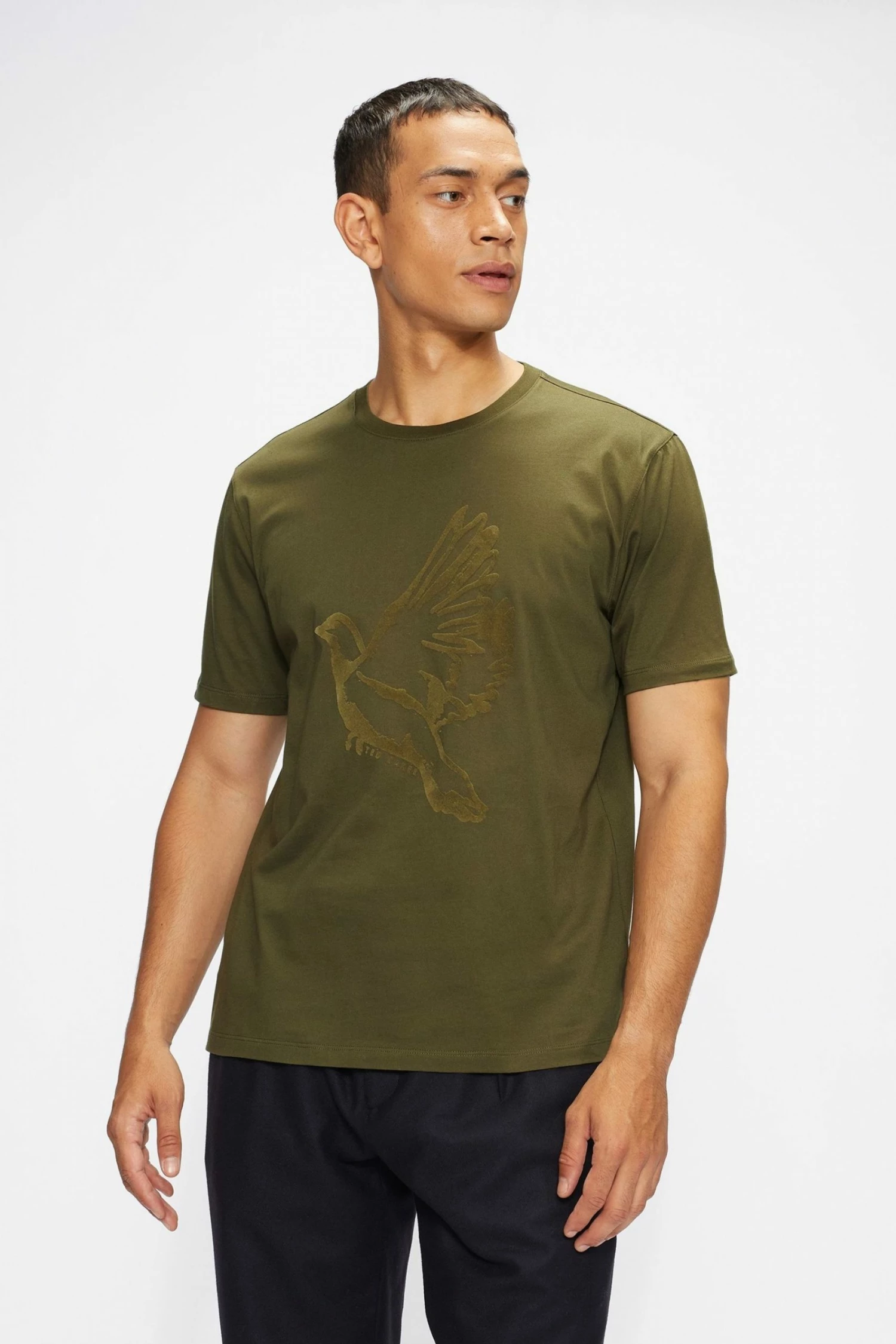 Ted Baker Green Halfpnt Short Sleeve Graphic T-Shirt 3 Ted Baker Green Halfpnt Short Sleeve Graphic T-Shirt