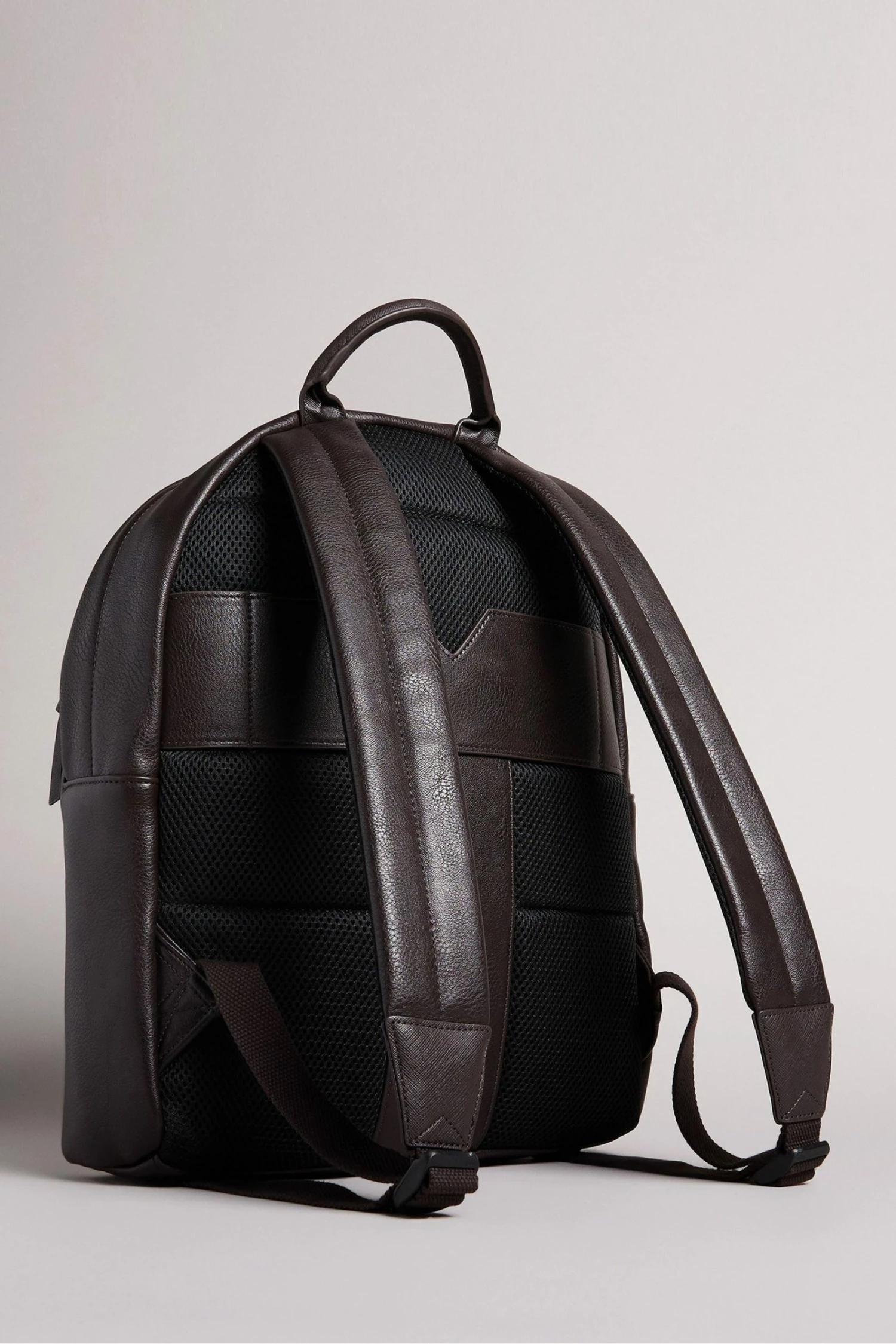 Ted Baker Brn-Choc Esentle Striped Pu Backpack 4 Ted Baker Brn-Choc Esentle Striped Pu Backpack - Image 2