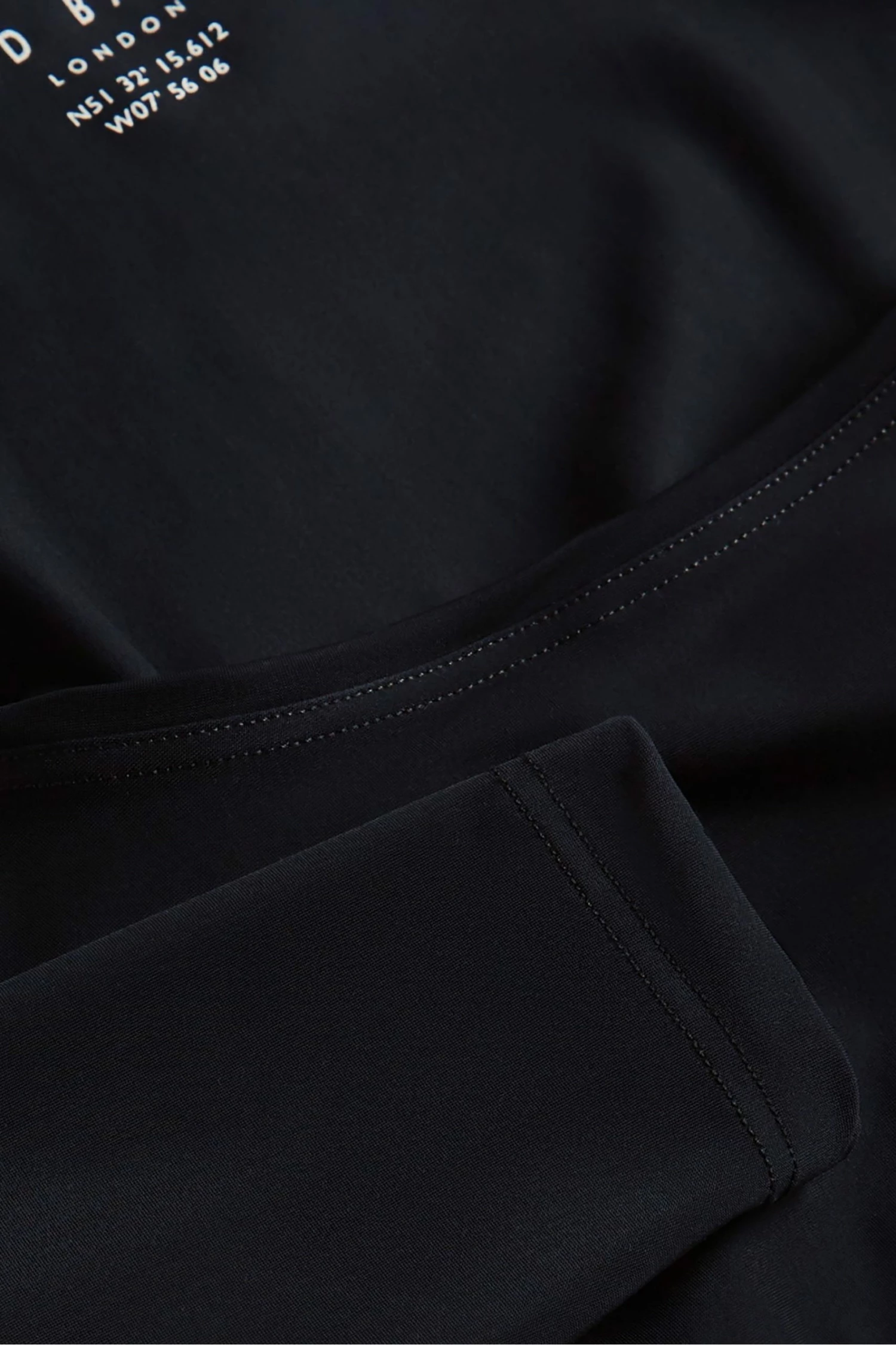 Ted Baker Acamarr Black Long Sleeve Skinny Scoop Neck Top 7 Ted Baker Acamarr Black Long Sleeve Skinny Scoop Neck Top - Image 5