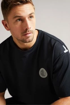 Ted Baker Black Reddpak Active Relaxed Quick Dry T-Shirt -tedbaker Shop Online unnamed file 2498