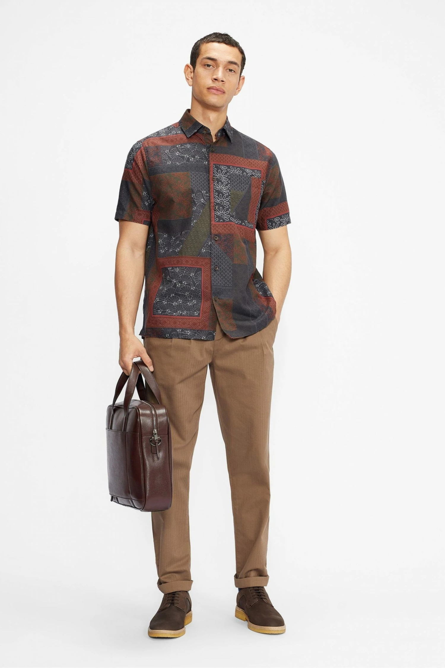 Ted Baker Strath Saffiano Leather Document Bag 6 Ted Baker Strath Saffiano Leather Document Bag - Image 4