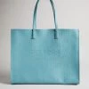 Ted Baker Blue Luelcon Ew Debossed Floral Icon Bag -tedbaker Shop Online unnamed file 254