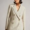 Ted Baker Darlon Ivory Relaxed Oversized Peak Lapel Blazer -tedbaker Shop Online unnamed file 2598