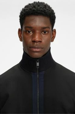 Ted Baker Black Univers Paneled Bomber Jacket -tedbaker Shop Online unnamed file 2638