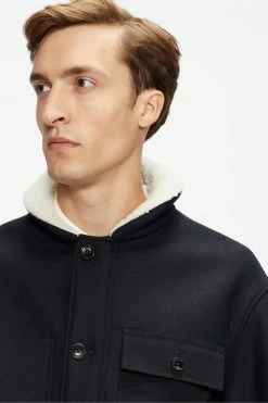 Ted Baker Mens Blue Jansky Bonded Wool Jacket -tedbaker Shop Online unnamed file 2680