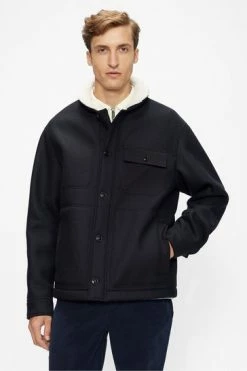 Ted Baker Mens Blue Jansky Bonded Wool Jacket -tedbaker Shop Online unnamed file 2682