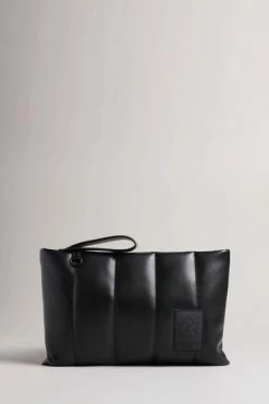 Ted Baker Black Pu Vertically Quilted Oversized Clutch Bag 11 Ted Baker Black Pu Vertically Quilted Oversized Clutch Bag -tedbaker Shop Online unnamed file 280