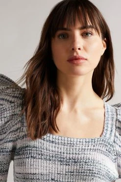 Ted Baker Aspel White Cotton Sleeve Detailed Knit Jumper 11 Ted Baker Aspel White Cotton Sleeve Detailed Knit Jumper -tedbaker Shop Online unnamed file 2887