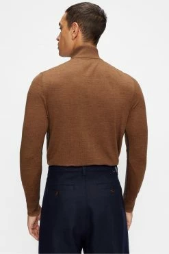 Ted Baker Brown Tooting Ls Core Half Zip Jumper -tedbaker Shop Online unnamed file 2911