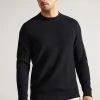 Ted Baker Knares Navy Textured Crew Neck Blue Jumper 2 Ted Baker Knares Navy Textured Crew Neck Blue Jumper -tedbaker Shop Online unnamed file 2962