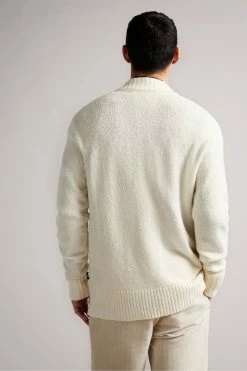 Ted Baker Natural Welburn V-Neck Jumper 8 Ted Baker Natural Welburn V-Neck Jumper -tedbaker Shop Online unnamed file 2975