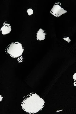 Ted Baker Ssaskia Black Knitted Jacquard Curved Hem Sweater 12 Ted Baker Ssaskia Black Knitted Jacquard Curved Hem Sweater -tedbaker Shop Online unnamed file 3001