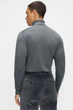Ted Baker Grey Beckton Ls Core Roll Neck Jumper -tedbaker Shop Online unnamed file 3012