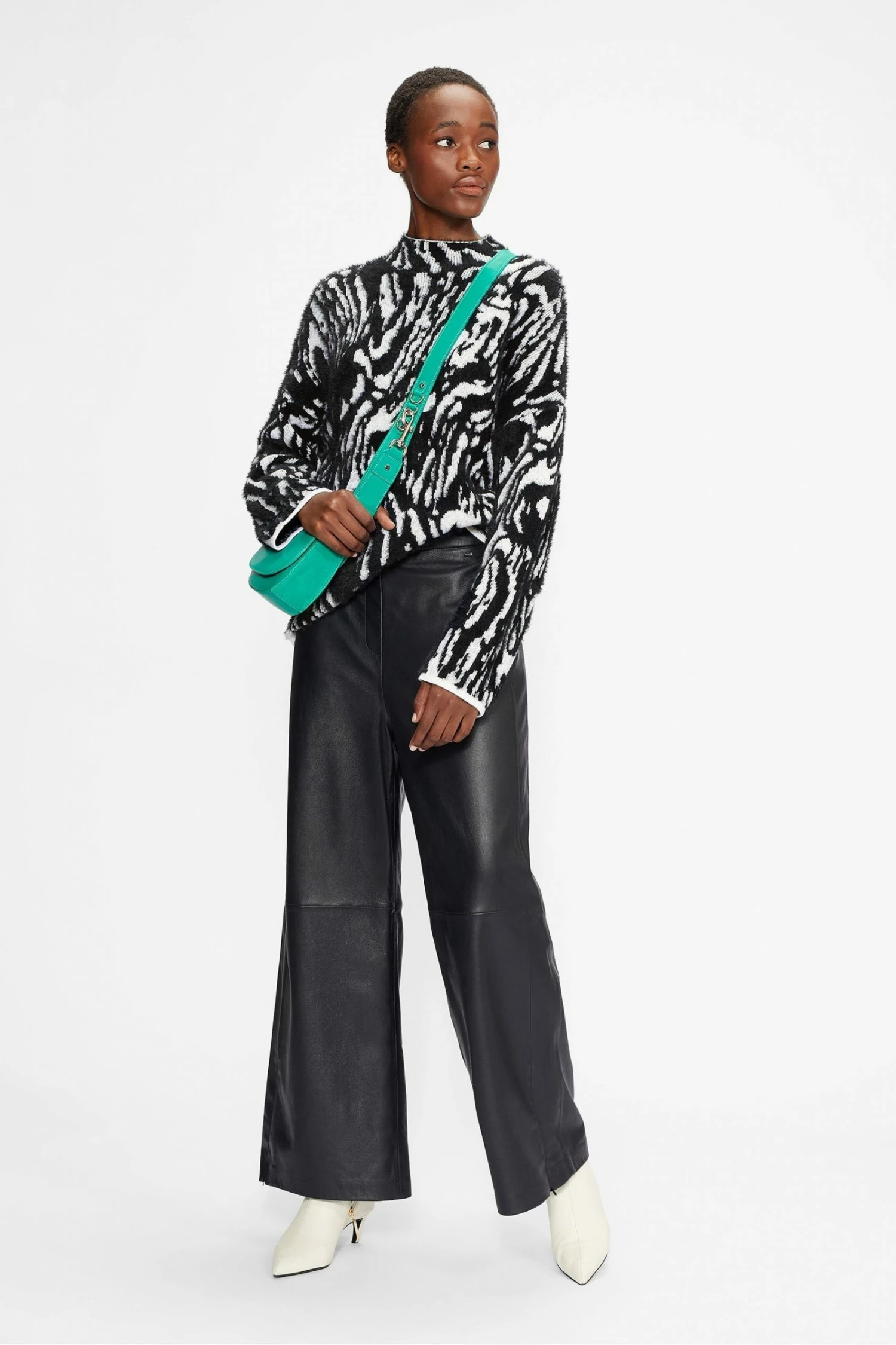 Ted Baker Black Zaidie Jacquard Sweater 5 Ted Baker Black Zaidie Jacquard Sweater - Image 3