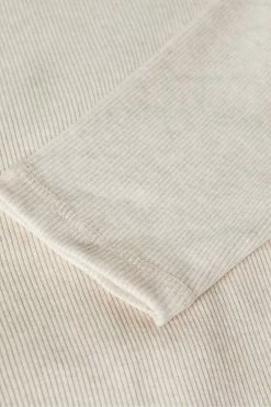 Ted Baker Natural Daley Long Sleeved Ribbed Top -tedbaker Shop Online unnamed file 3028