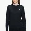 Ted Baker Blue Averiii Merino Edit Crew Neck Jumper -tedbaker Shop Online unnamed file 3031