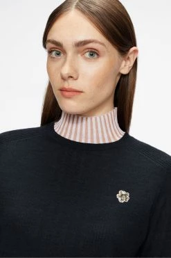 Ted Baker Blue Averiii Merino Edit Crew Neck Jumper -tedbaker Shop Online unnamed file 3034
