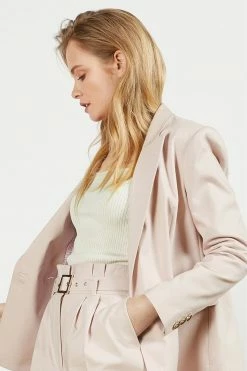 Ted Baker Cream Hhonor Square Neck 3/4 Sleeve Top -tedbaker Shop Online unnamed file 3038