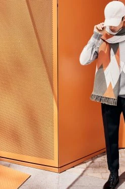 Ted Baker Grey Avebury Diamond Crew Neck Sweater -tedbaker Shop Online unnamed file 3054