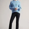 Ted Baker Brt-Blue Zzurii Twisted Yarn Curved Hem Sweater -tedbaker Shop Online unnamed file 3061
