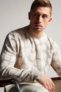 Ted Baker Falmerr Brown Mib Smiley Warm Intarsia Crew -tedbaker Shop Online unnamed file 3074