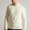 Ted Baker Ecru Chaplin Cashmere Crew Neck Jumper -tedbaker Shop Online unnamed file 3092
