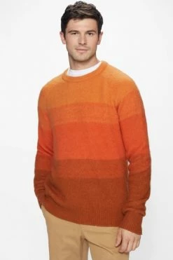 Ted Baker Rydal Orange Ls Ombre Crew Neck -tedbaker Shop Online unnamed file 3110