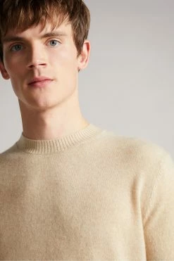 Ted Baker Chaplin Brown Cashmere Crew Neck Jumper -tedbaker Shop Online unnamed file 3139