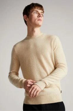 Ted Baker Chaplin Brown Cashmere Crew Neck Jumper -tedbaker Shop Online unnamed file 3141
