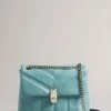 Ted Baker Mini Blue Leather Puffer Quilt Detail Xbody Bag -tedbaker Shop Online unnamed file 317