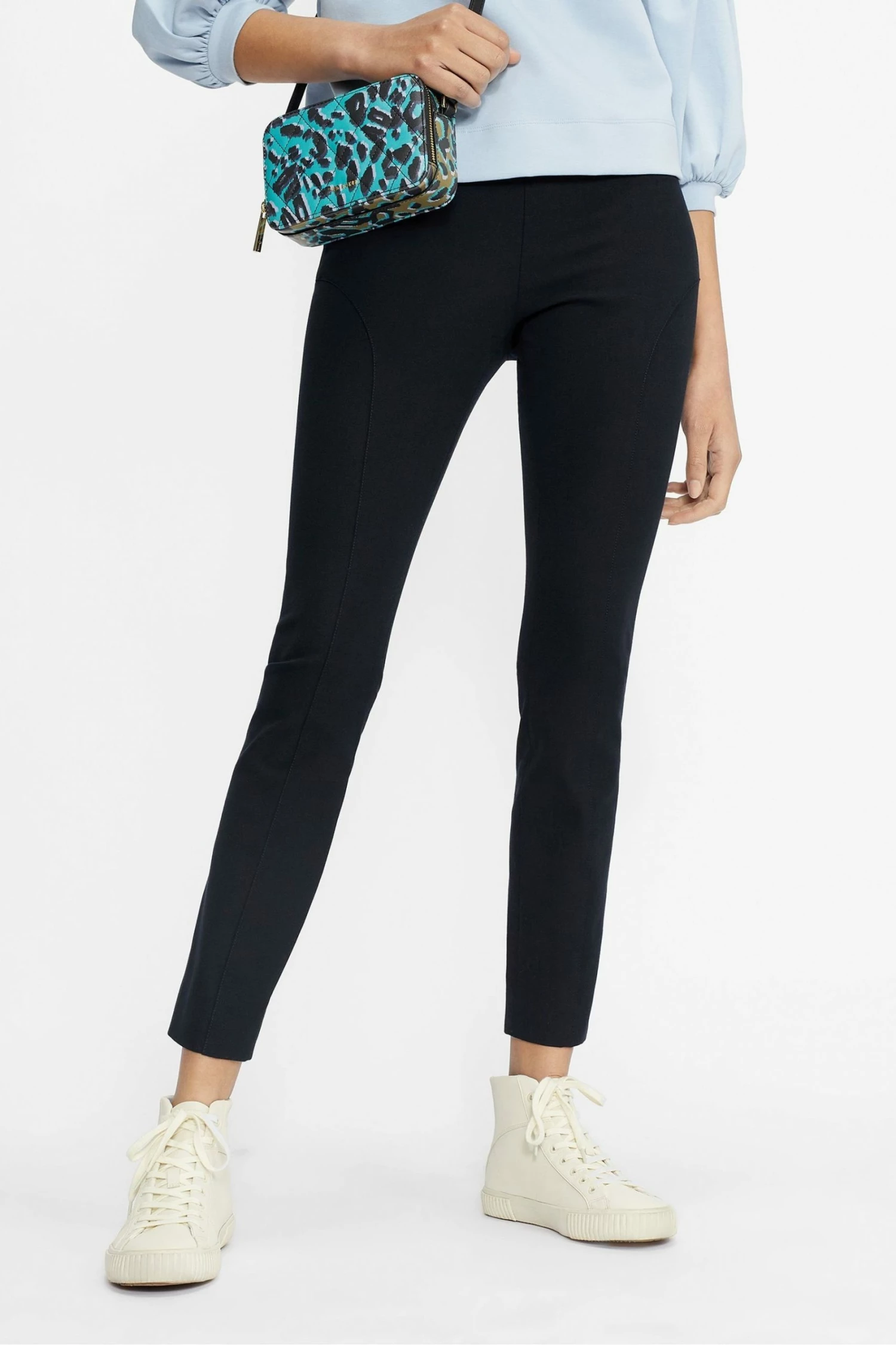 Ted Baker Blue Calya Seam Detail Trousers 4 Ted Baker Blue Calya Seam Detail Trousers - Image 2