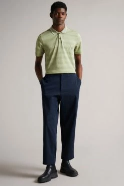 Ted Baker Blue Lopen Talbot Fit Heavy Twill Trousers -tedbaker Shop Online unnamed file 3208
