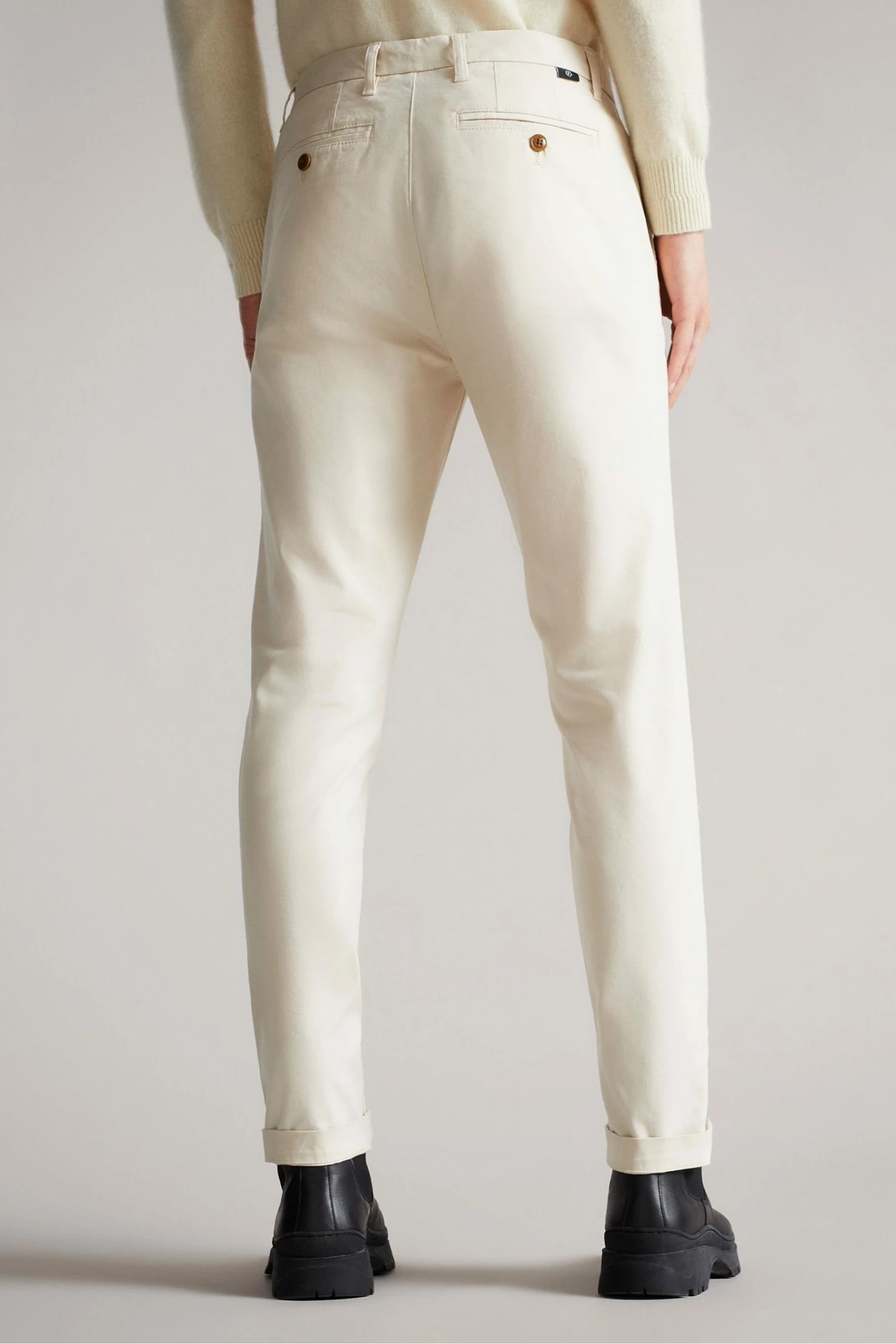 Ted Baker Genay Irvine White Fit Slim Chinos 4 Ted Baker Genay Irvine White Fit Slim Chinos - Image 2