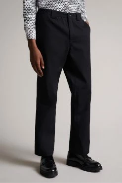 Ted Baker Black Dalham Leyden Fit Heavy Twill Trousers -tedbaker Shop Online unnamed file 3232