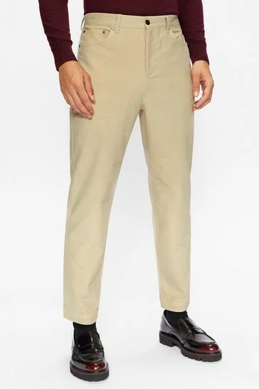 Ted Baker Cream Telscop Moleskin 5 Pocket Trousers 8 Ted Baker Cream Telscop Moleskin 5 Pocket Trousers - Image 6