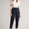 Ted Baker Nysse Blue Panelled Barrel Leg Trousers -tedbaker Shop Online unnamed file 3306