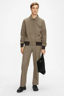 Ted Baker Brown Alioth Puppytooth Trousers -tedbaker Shop Online unnamed file 3336